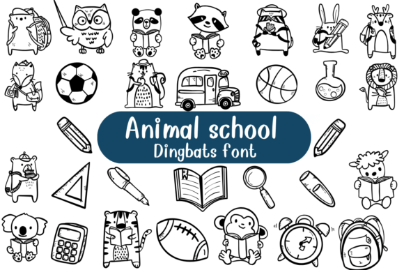Animal School: A Whimsical Font for Playful Editorial Design