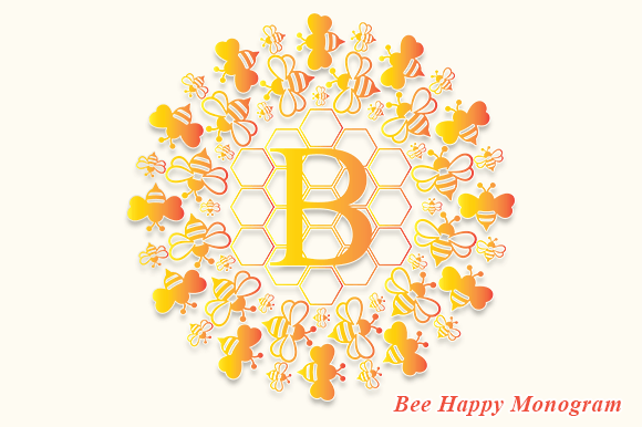 Bee Happy Monogram: A Font That Elevates Brand Design