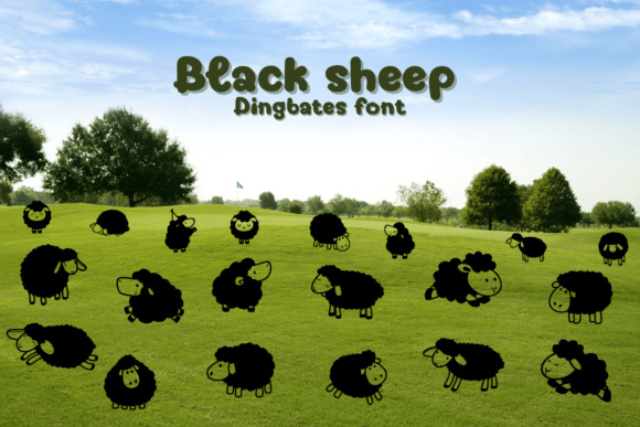Black Sheep: A Whimsical Font for Handmade Creations