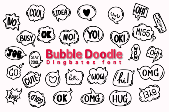 Bubble Doodle: A Whimsical Font for Playful Branding