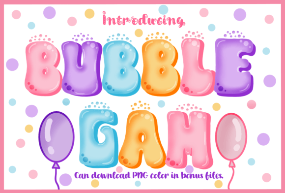 Bubble Gam Font for Playful Web Design