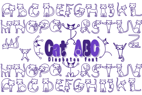Cat Abc: A Playful Typeface for Editorial Design
