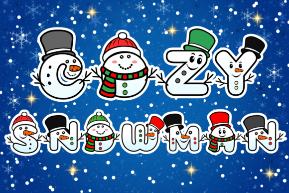 Cozy Snowman Font Review