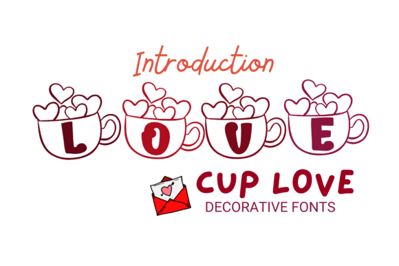 Cup Love Font for Editorial Design and Branding