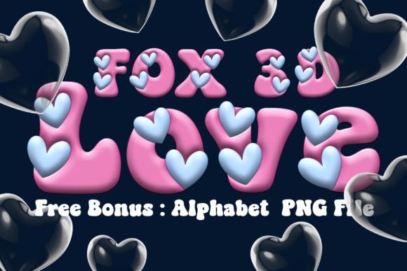Fox Love 3D: A Playful Font for Warm Editorial Designs