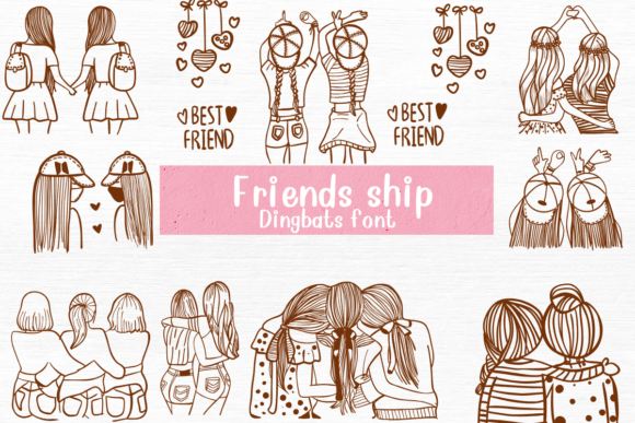 Friends Ship: A Playful Font for Digital Branding