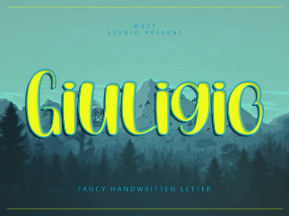 Giuligio: A Whimsical Typeface for Modern Branding