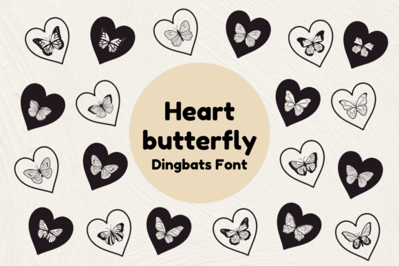 Heart Butterfly: A Playful Font for Handmade Creations