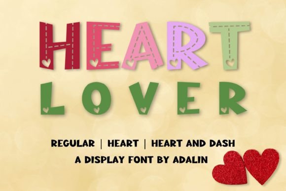 Heart Lover Font for Business Branding and Design