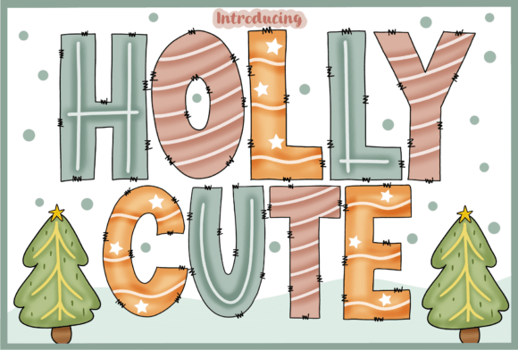 Holly Cute: A Festive Font for Holiday Web Design