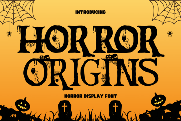 Horror Origins Font for Halloween Campaigns