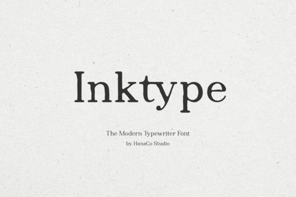 Inktype Font for Modern Branding and Social Media Design