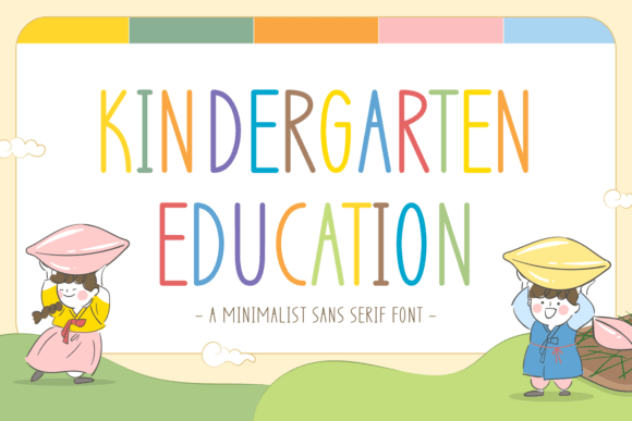 Kindergarten Education Font Review