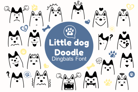 Little Dog Doodle: A Playful Font for Creative Projects