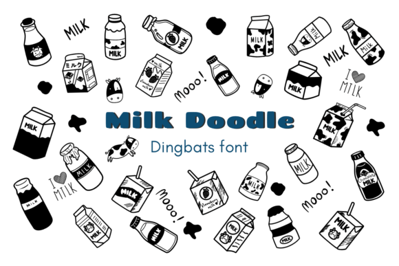 Milk Doodle: A Whimsical Font for Web Design