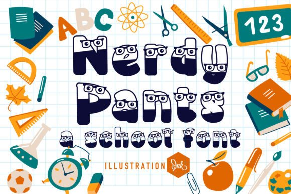 Nerdy Pants: A Playful Font for Editorial Design