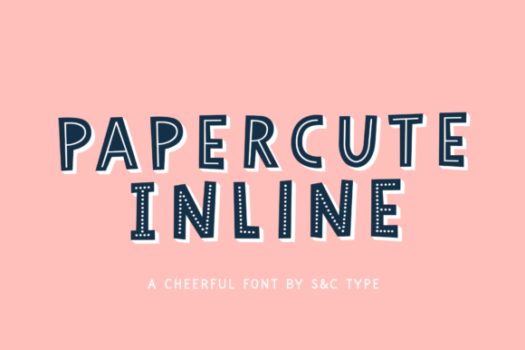 Papercute Inline: A Cute Font That Boosts Brand Identity