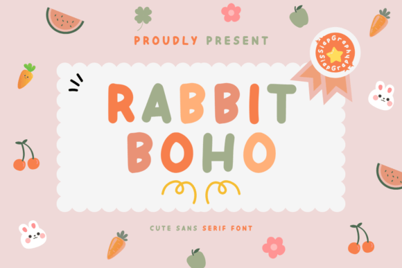 Rabbit Boho: A Playful Font for Creative Branding