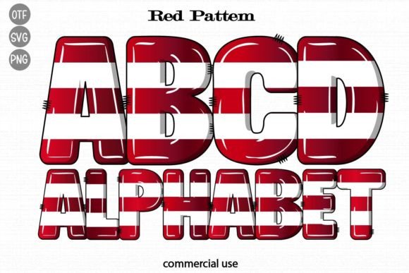 Red Pattern: A Playful Font for Kids’ Branding Projects
