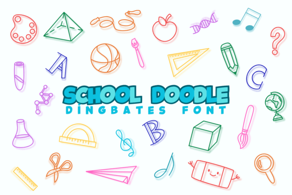 School Doodle Font Review for Creative Campaigns
