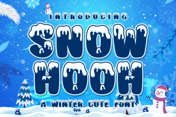 Snow Hooh: A Playful Winter Font for Festive Branding