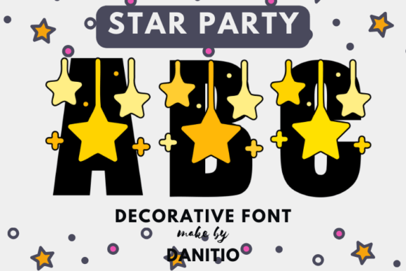 Star Party Font: A Playful Touch for Campaign Designs